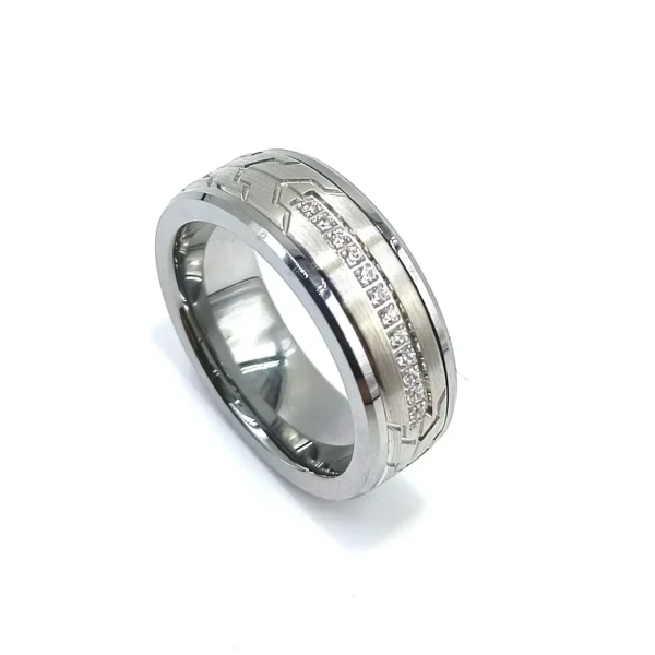 Tungsten Carbide Wedding Rings R0103T - Image 3