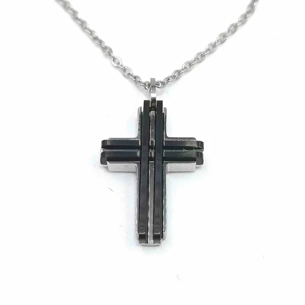 Uriel 316L Stainless Steel Cross Pendant CP0013